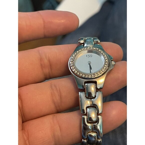 Movado‎ Accessories | Esq Swiss By Movado Quartz Watch | Color: Silve - Picture 2 of 10